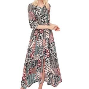 Lily woven maxi dress